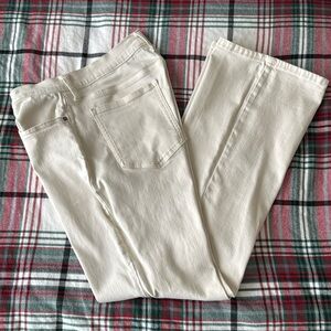 Banana Republic Factory Ecru Cream 14/32 Boot Cut Jeans